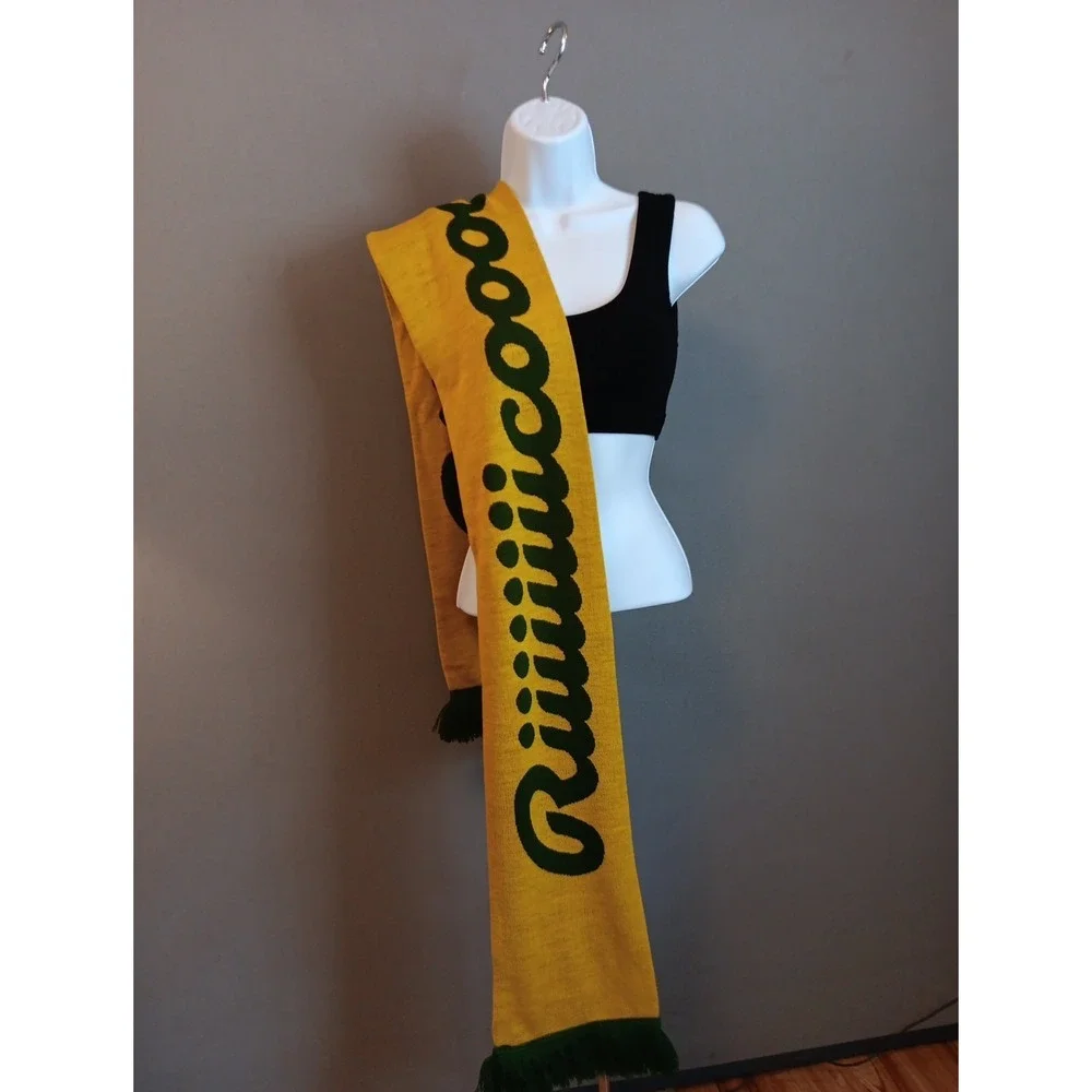 Ricola Scented Scarf Peppermint Green w Yellow Lettering '25 Limited Edition New